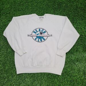 Vintage 80s Santa-Barbara Sweatshirt Womens Large 20x22 USA